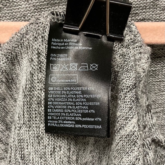 EUC “Divided” by H&M lightweight open cardi grey heather size Small - Picture 5 of 5